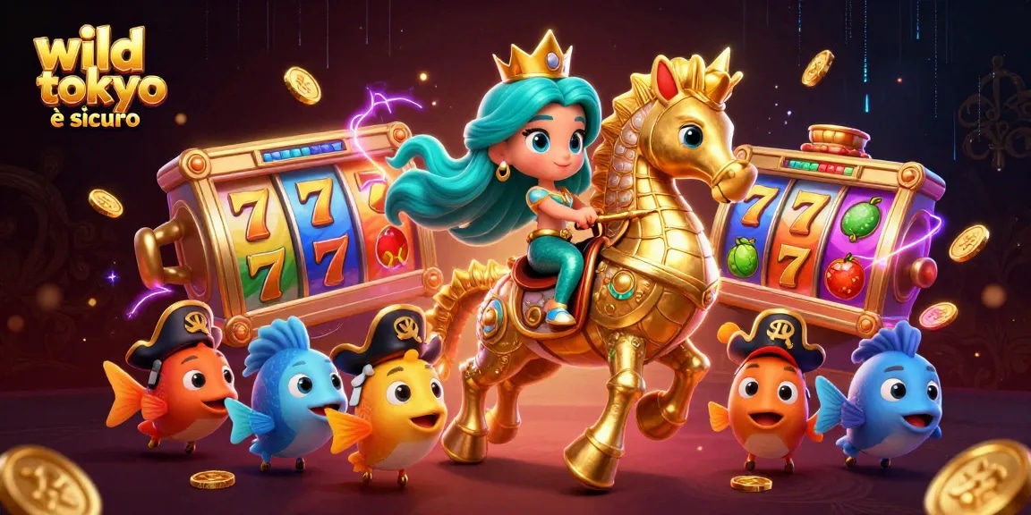 Gioca in sicurezza a Wild Tokyo Casino, unire saggezza e allegria tra la sirena e il cavalluccio marino.