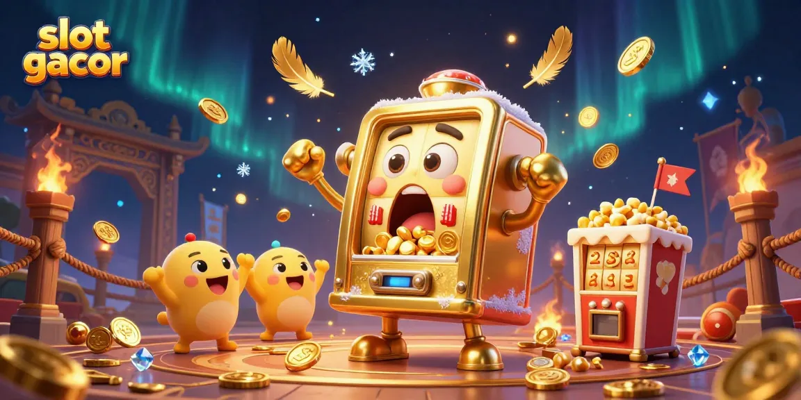 Slot gacor menyediakan permainan serta momen jackpot menggembirakan dengan karakter mesin slot lucu dan suasana yang meriah.
