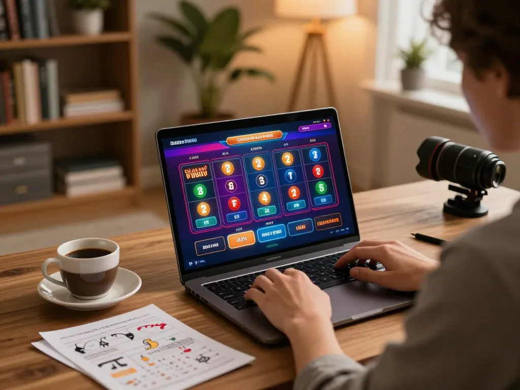 Engaging online gaming scene on 88aa mobi showcasing a cozy home setup and strategic gameplay.