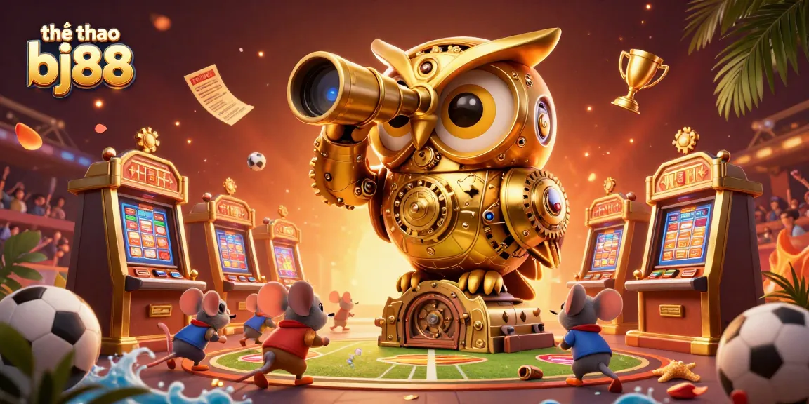 Experience thrilling sports betting action with thể thao bj88 on an ultra-detailed casino illustration.